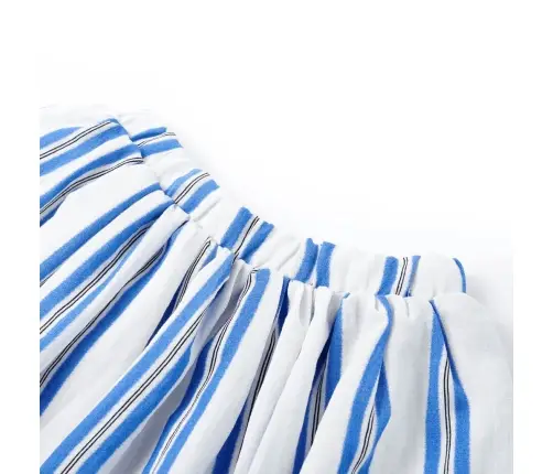 Vaikiškas Sijonas, Kobalto Mėlynos Ir Baltos Spalvos, 116 Dydžio