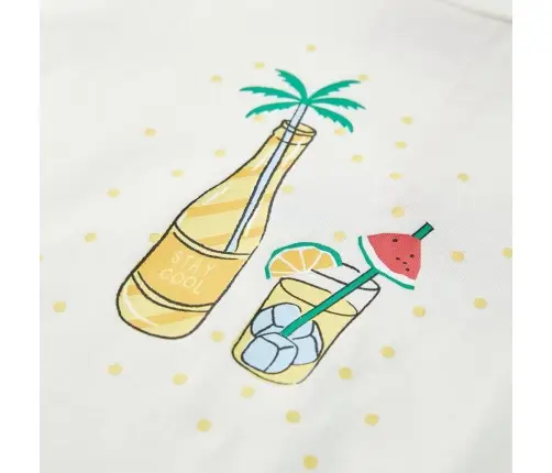 Bērnu T-Krekls, Krēmīgi Iedzeltens, 128