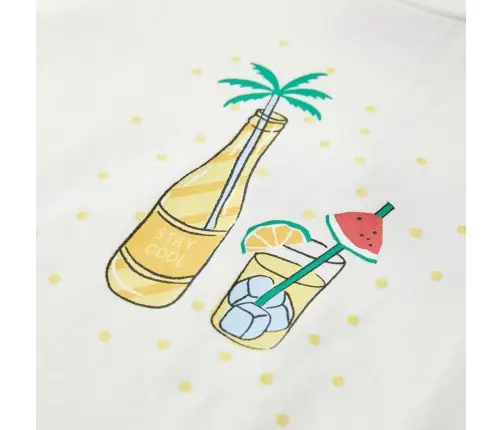 Vaikiški Marškinėliai, Ekru Spalvos, 140 Dydžio