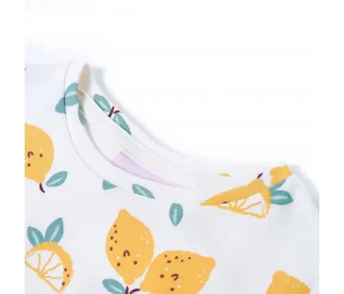 Laste T-Särk Seotava Alläärega, Ekrüü, 140