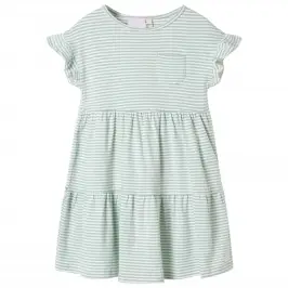 Bērnu Kleita Ar Volāniem, Piparmētru, 92