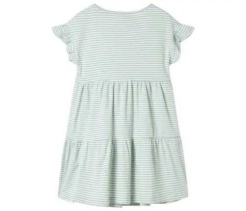 Bērnu Kleita Ar Volāniem, Piparmētru, 128