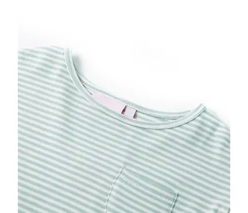 Bērnu Kleita Ar Volāniem, Piparmētru, 128