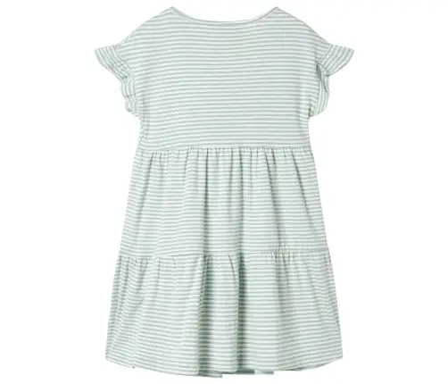 Bērnu Kleita Ar Volāniem, Piparmētru, 140