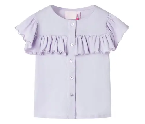 Vaikiški Marškinėliai, Alyvinės Spalvos, 128 Dydžio