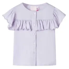 Vaikiški Marškinėliai, Alyvinės Spalvos, 140 Dydžio