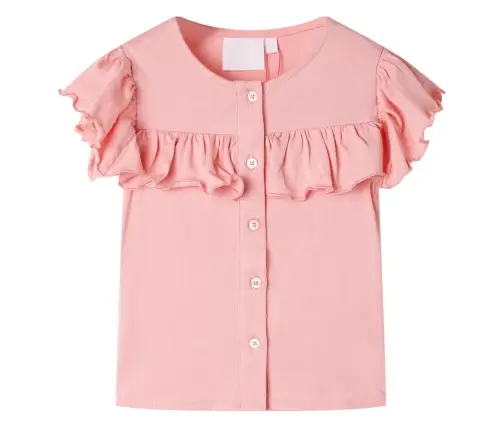 Vaikiški Marškinėliai, Vidutinio Intensyvumo Rožinis, 128 Dydžio