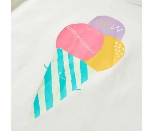 Bērnu T-Krekls, Krēmīgi Iedzeltens, 104