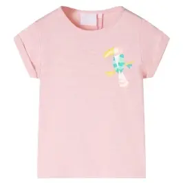 Laste T-Särk, Heleroosa, 92