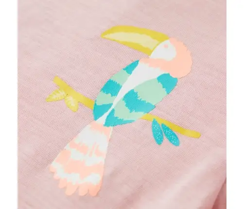 Laste T-Särk, Heleroosa, 92