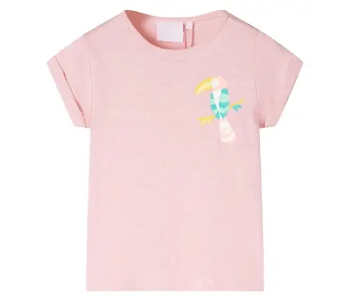 Bērnu T-Krekls, Gaiši Rozā, 116