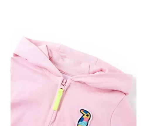 Laste Dressipluus, Luku Ja Kapuutsiga, Erkroosa, 104