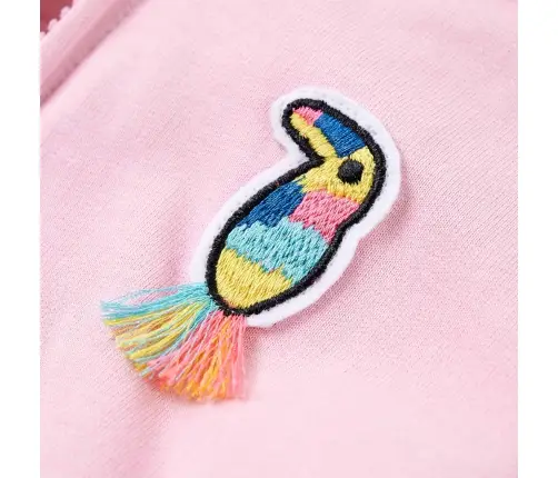 Laste Dressipluus, Luku Ja Kapuutsiga, Erkroosa, 104