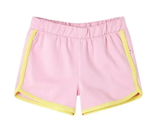 Vaikiški Šortai Su Dekoratyviais Apsiuvimais, Rožiniai, 104 Dydžio