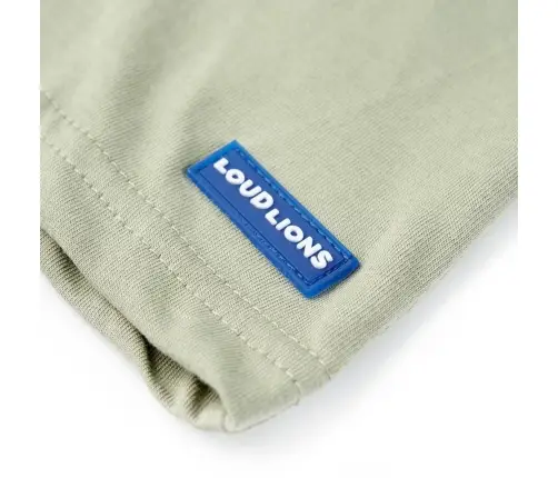 Bērnu Krekls Ar Īsām Piedurknēm, Gaišs Haki, 128