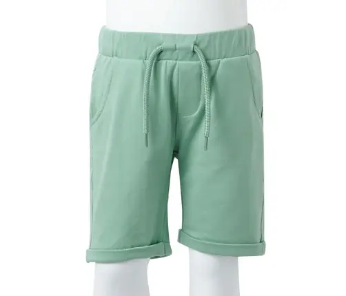 Bērnu Šorti Ar Aukliņu, Gaiša Haki, 92