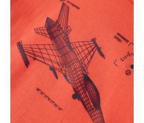 Bērnu T-Krekls, Gaiši Sarkans, 128