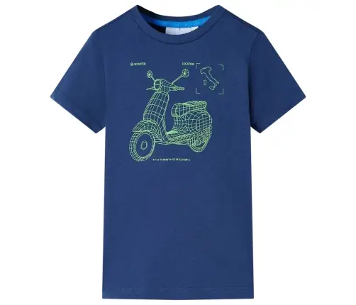 Bērnu T-Krekls, Tumši Zils, 116