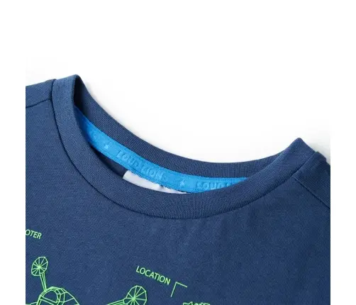 Laste T-Särk, Tumesinine, 140