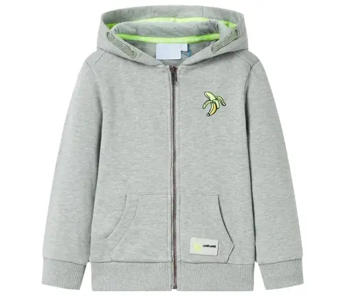 Laste Dressipluus, Luku Ja Kapuutsiga, Helehall/Khaki, 104