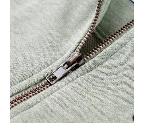 Bērnu Jaka Ar Kapuci Un Rāvējslēdzēju, Gaiša Haki, 128