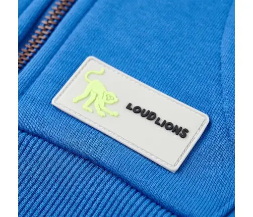 Bērnu Jaka Ar Kapuci Un Rāvējslēdzēju, Zila, 116