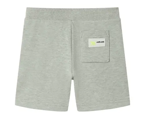 Laste Lühikesed Püksid Pingutusnööriga, Hele Khaki Melange, 104