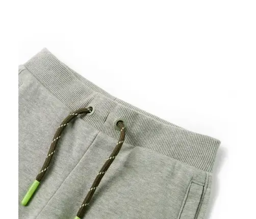 Laste Lühikesed Püksid Pingutusnööriga, Hele Khaki Melange, 104