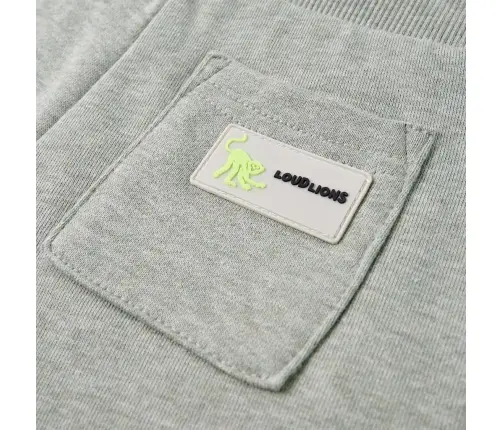 Laste Lühikesed Püksid Pingutusnööriga, Hele Khaki Melange, 104