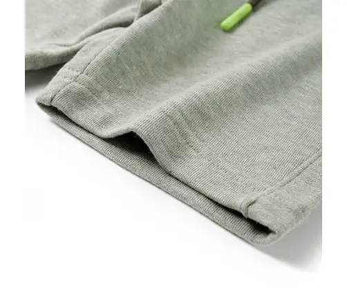 Bērnu Šorti Ar Aukliņu, Jaukti Gaiša Haki, 128