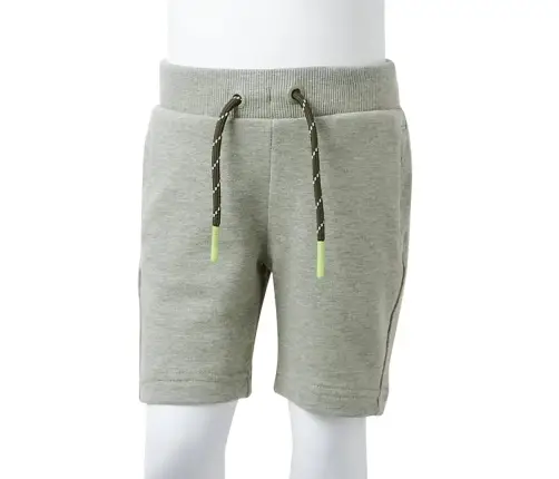 Bērnu Šorti Ar Aukliņu, Jaukti Gaiša Haki, 128