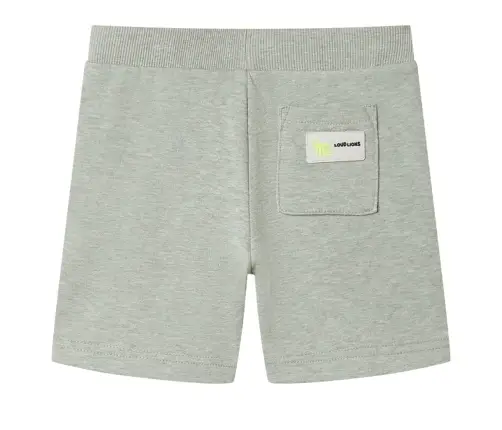 Laste Lühikesed Püksid Pingutusnööriga, Hele Khaki Melange, 140