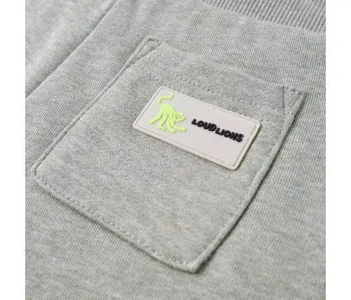 Laste Lühikesed Püksid Pingutusnööriga, Hele Khaki Melange, 140