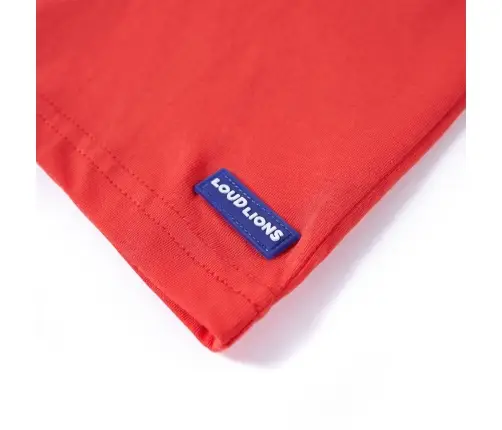 Vaikiški Marškinėliai, Raudonos Spalvos, 104 Dydžio