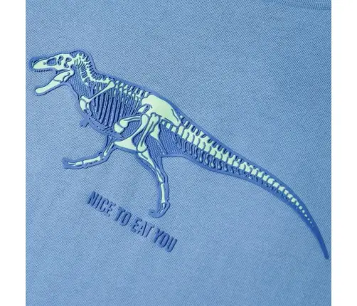 Bērnu T-Krekls, Vidēji Zils, 116