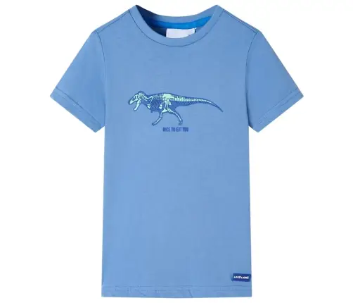 Bērnu T-Krekls, Vidēji Zils, 128