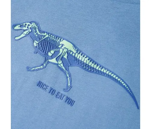 Bērnu T-Krekls, Vidēji Zils, 128