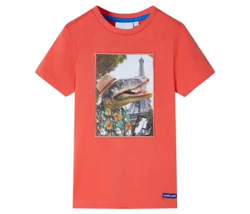 Bērnu T-Krekls, Gaiši Sarkans, 92