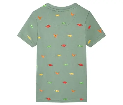 Lühikeste Varrukatega Laste T-Särk, Khaki, 128