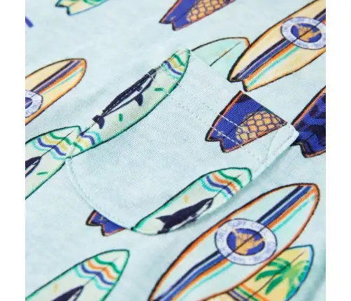 Bērnu Krekls, Bez Piedurknēm, Raibi Zils, 92