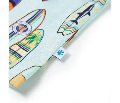 Vaikiški Marškinėliai Be Rankovių, Mėlynos Spalvos Mišinys, 128 Dydžio