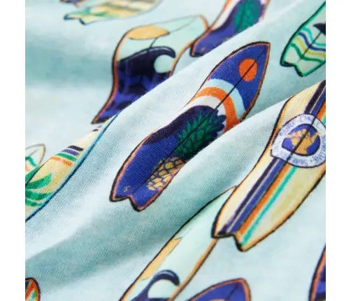 Vaikiški Marškinėliai Be Rankovių, Mėlynos Spalvos Mišinys, 128 Dydžio