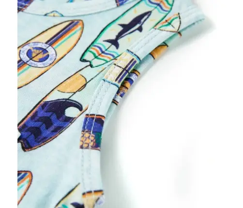 Bērnu Krekls, Bez Piedurknēm, Raibi Zils, 140