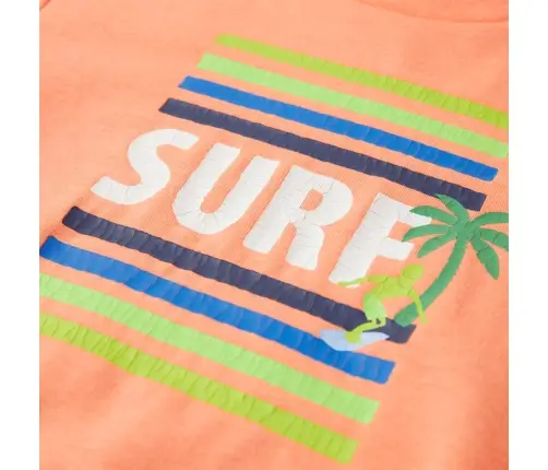 Bērnu T-Krekls, Neona Oranžs, 92