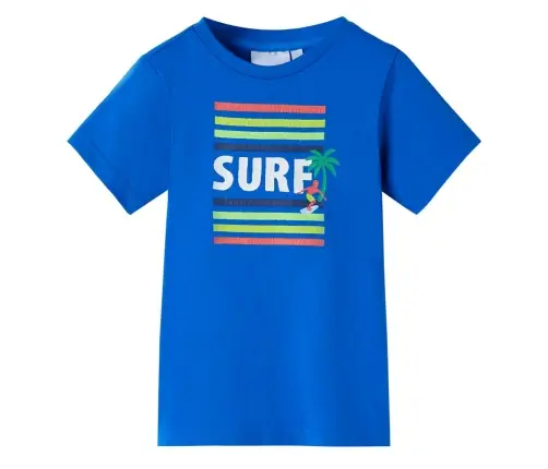 Bērnu T-Krekls, Koši Zils, 92