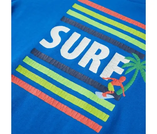 Bērnu T-Krekls, Koši Zils, 92