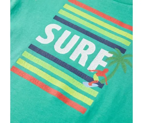 Vaikiški Marškinėliai, Žalios Spalvos, 92 Dydžio