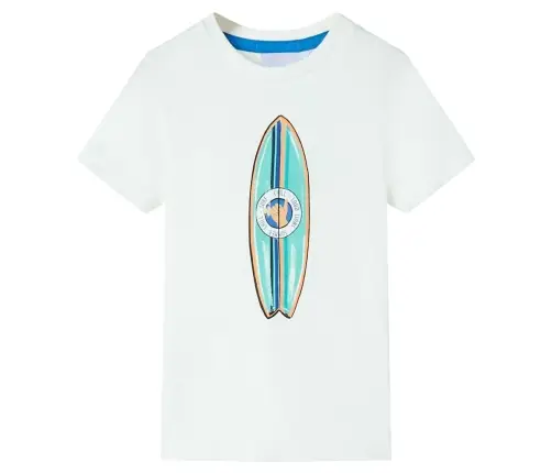 Bērnu Krekls Ar Īsām Piedurknēm, Krēmīgi Iedzeltens, 116