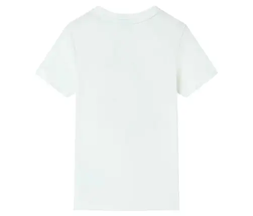 Bērnu Krekls Ar Īsām Piedurknēm, Krēmīgi Iedzeltens, 116