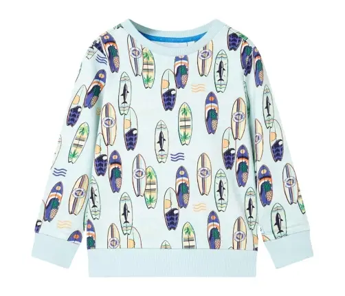 Vaikiškas Sportinis Megztinis, Mėlynos Spalvos Mišinys, 116 Dydžio